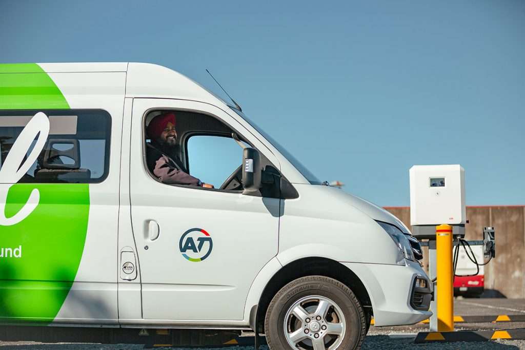 Charge Point Management Auckland Transport Van